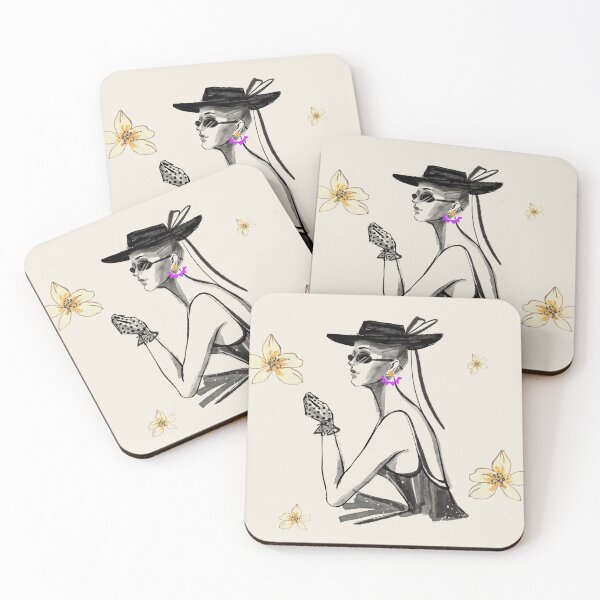 Item preview, Classy girl in purple earrings designed and sold by andrasdesignssss.