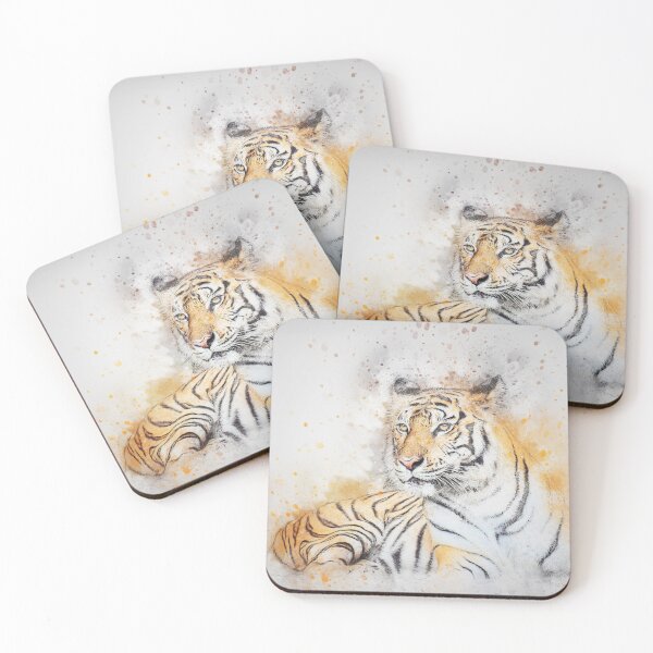 Item preview, Noble Tiger Keeping Watch designed and sold by CreativeCranium.