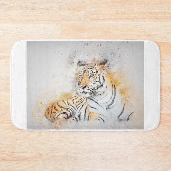 Item preview, Noble Tiger Keeping Watch designed and sold by CreativeCranium.