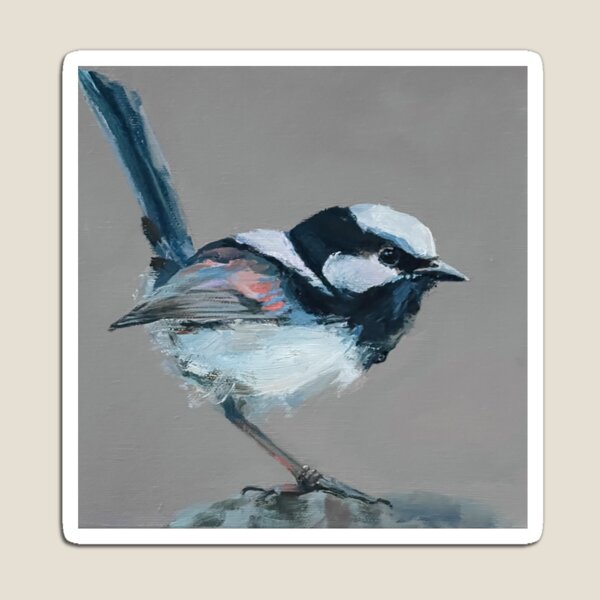 little bluebird love Magnet