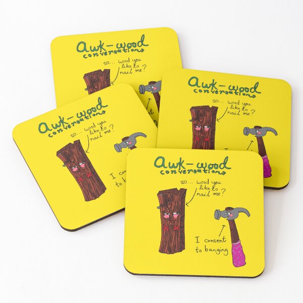 Item preview, Awk-Wood conversations  designed and sold by MickeyLaLa.
