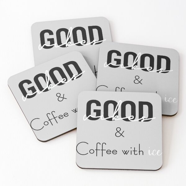 Item preview, Good Vibes And Coffee With Ice designed and sold by Mruga.