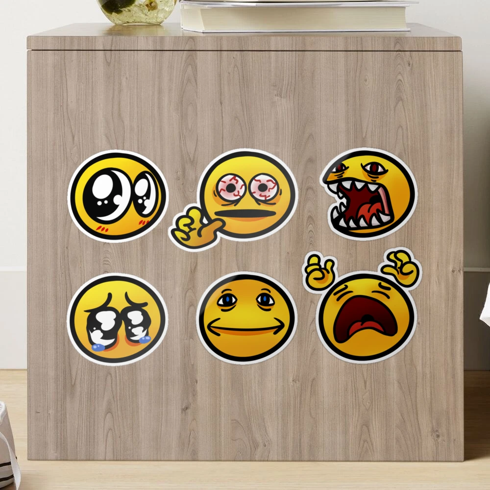 Cursed Emojis (redrawn)  Poster for Sale by MurphyOtter