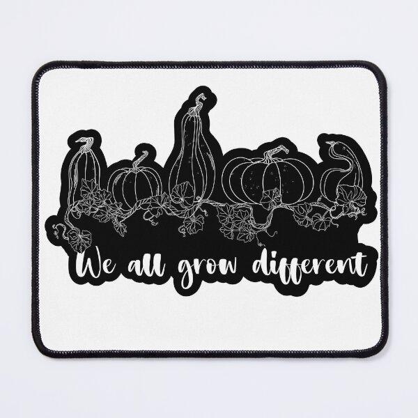 Item preview, We all grow different. Line drawing designed and sold by BlueVanCreative.