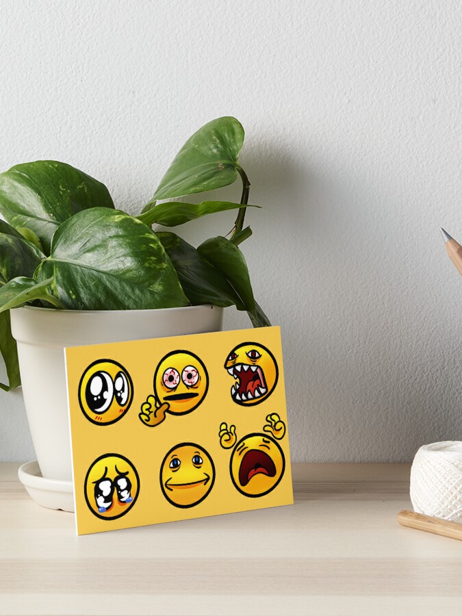 Cursed Emojis (redrawn)  Poster for Sale by MurphyOtter