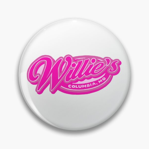 Item preview, Willie's hot pink sticker designed and sold by kylerrademan.
