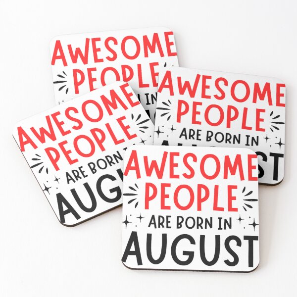 Item preview, Awesome People Born In August | August Birthday Quotes designed and sold by chetan786.