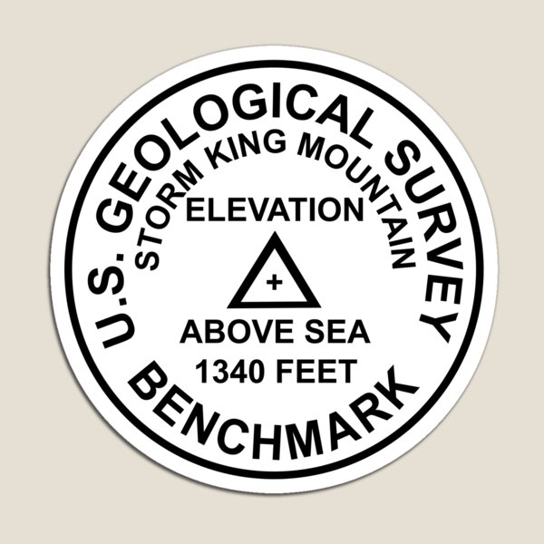 Storm King Mountain, New York USGS Style Benchmark Magnet