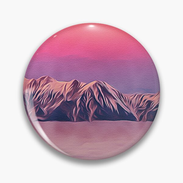 Item preview, Iceland Mountain Sunset Photo - Oil Painting designed and sold by Unaiza Khalid.