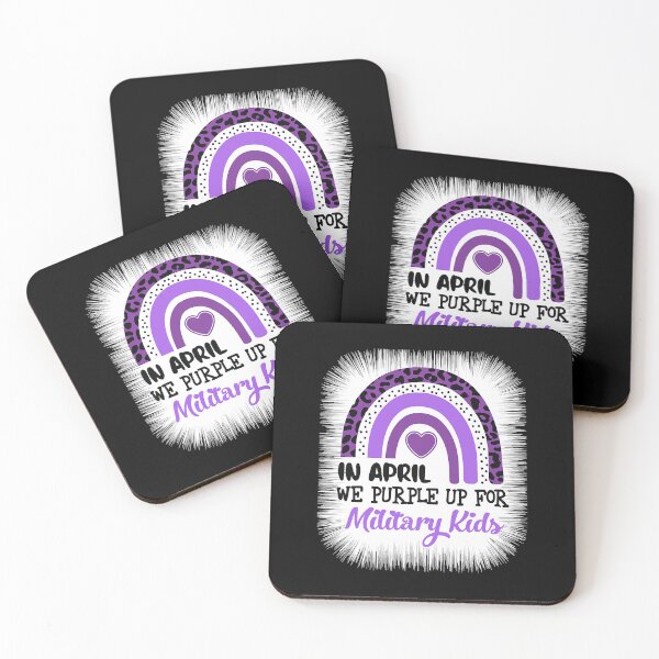 Item preview, In April We Purple Up For Military Kids Month Of The Military Child designed and sold by HaaChris-Artis.