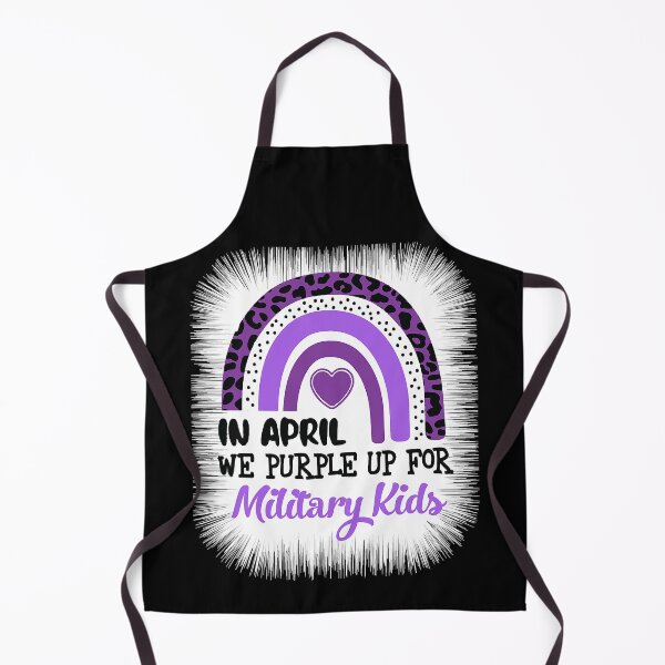 Item preview, In April We Purple Up For Military Kids Month Of The Military Child designed and sold by HaaChris-Artis.