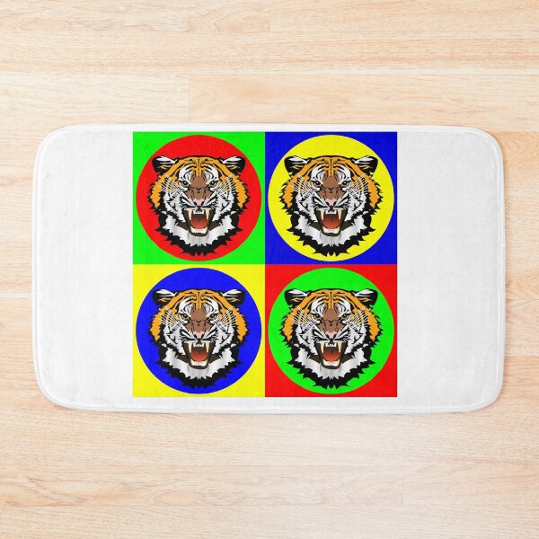 Item preview, Beautiful Tiger Head Montage In Bright Colors designed and sold by CreativeCranium.