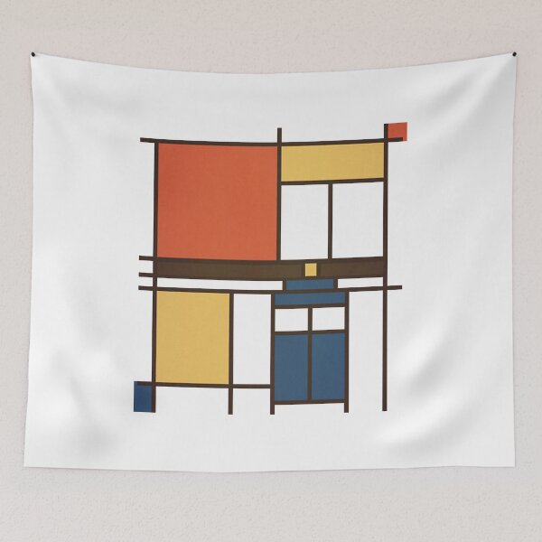 Item preview, Mondrian Who T-Shirt designed and sold by aMe4la90.