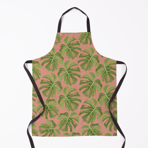 Item preview, Tropical leaves pattern - green and pink designed and sold by madamemorgane.