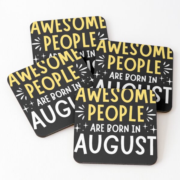 Item preview, Awesome People Born In August | August Birthday Quotes designed and sold by chetan786.