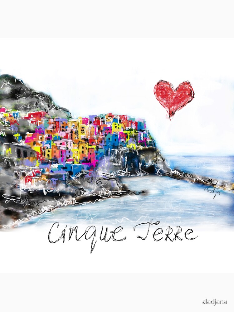 Thumbnail 7 of 7, Classic T-Shirt, I love Cinque Terre designed and sold by sladjana.