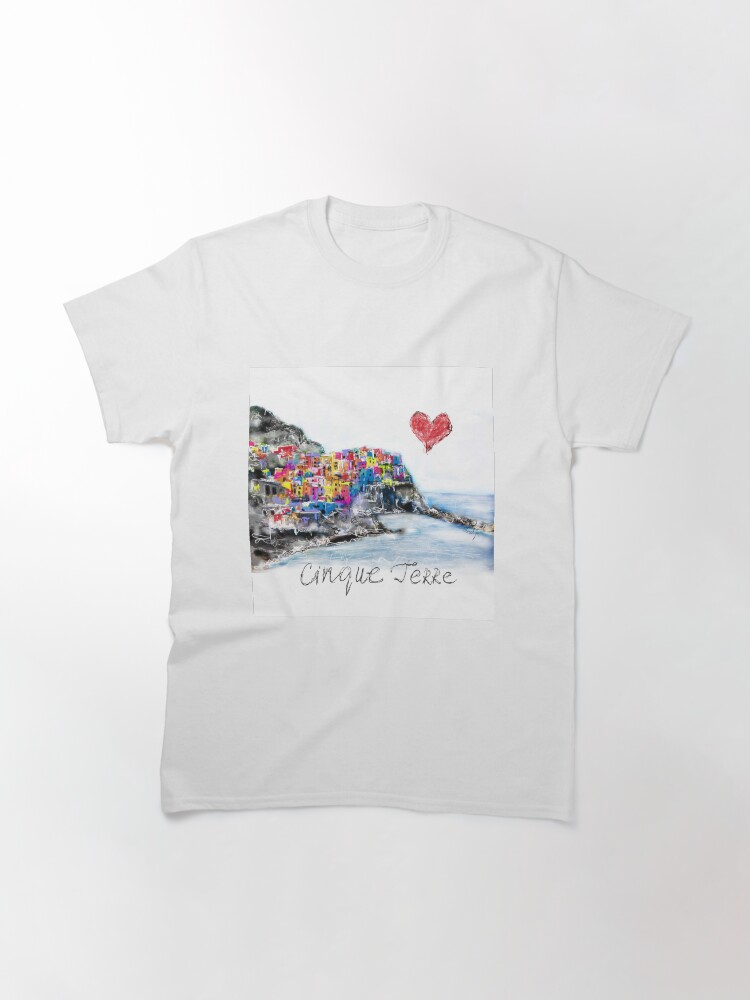 Thumbnail 3 of 7, Classic T-Shirt, I love Cinque Terre designed and sold by sladjana.