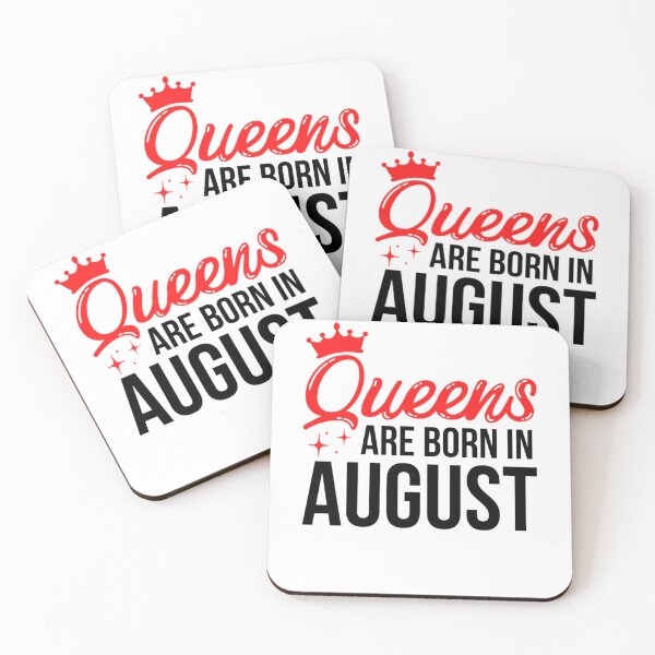 Item preview, Queens Are Born In August | August Birthday Quotes designed and sold by chetan786.