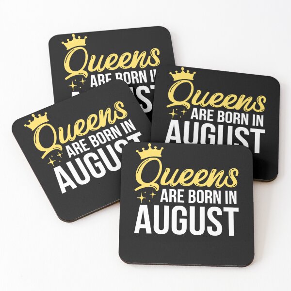 Item preview, Queens Are Born In August | August Birthday Quotes designed and sold by chetan786.