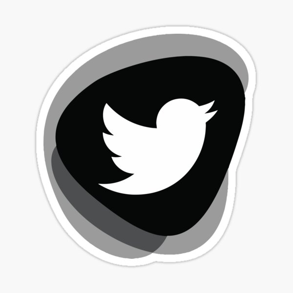 Twitter Bird Logo Stickers for Sale