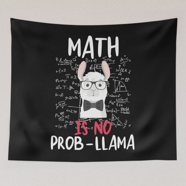 Item preview, Math is No Prob-Llama designed and sold by DavidWard01.