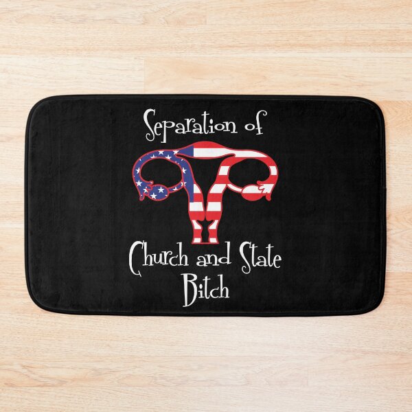 Item preview, Separation of Church and State Bitch Abortion Rights Uterus US Flag Feminist designed and sold by Ngan-Jasmine.