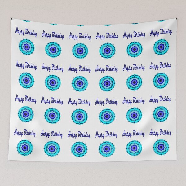 Item preview, Happy Mirrorart Circle Birthday designed and sold by KazM.