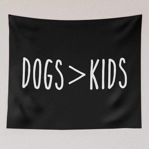 Item preview, Dogs Over Kids Childfree designed and sold by allysmar.