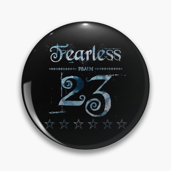 Item preview, Fearless - Psalm 23 - Christian Quote designed and sold by Narrow-Path.