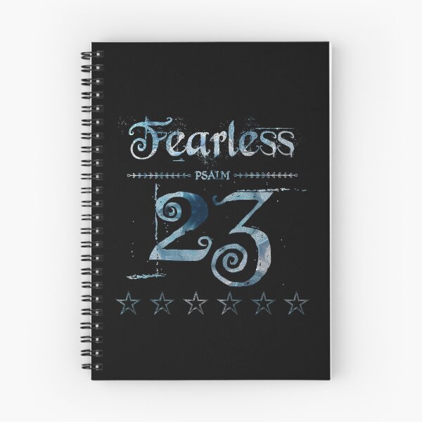 Item preview, Fearless - Psalm 23 - Christian Quote designed and sold by Narrow-Path.