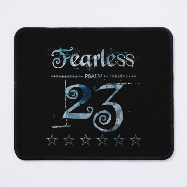 Item preview, Fearless - Psalm 23 - Christian Quote designed and sold by Narrow-Path.