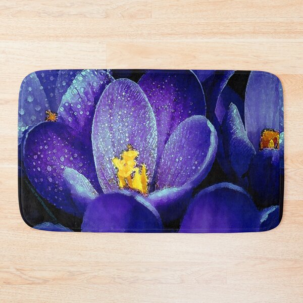 Item preview, Purple  Crocus Flower Market  designed and sold by Tamas Das.