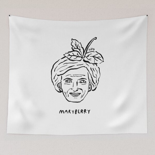 Item preview, Maryberry the berry best of them all outline designed and sold by WhenPigsSwim.