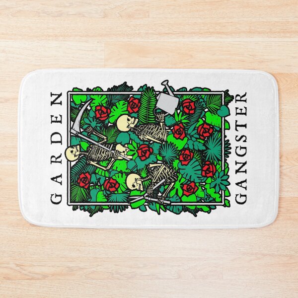Item preview, Garden Gangster Funny Gardening Goth Skeleton Gardener designed and sold by GrandeDuc.