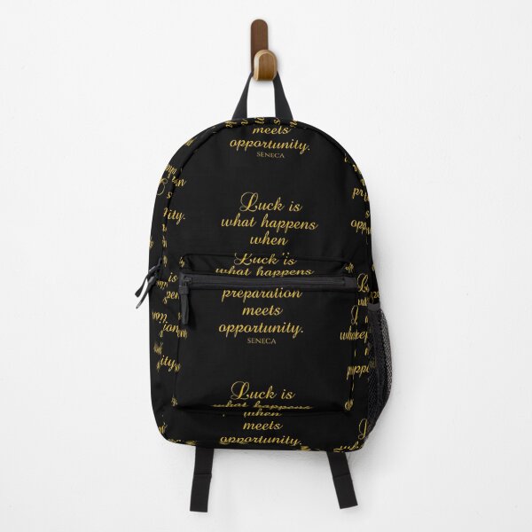 Item preview, Seneca Quotes - Luck Is What Happens When Preparation Meets Opportunity designed and sold by PhiloJourney.