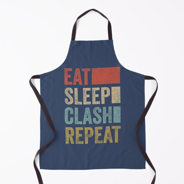 Item preview, Eat Sleep Clash Repeat Vintage Gaming Clan Retro Clash designed and sold by FuiFoiw.