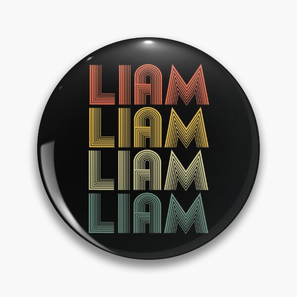 Item preview, Liam Retro Personalized First Name 70S Vintage designed and sold by CarlosKingg.