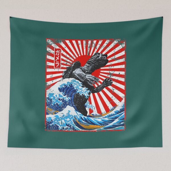 Item preview, The Great Gamera Wave Off Kanagawa designed and sold by CarlosKingg.