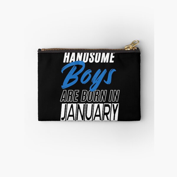 Item preview, Handsome Boys Are Born In January Funny Birthday Quote designed and sold by BK-Fishing.