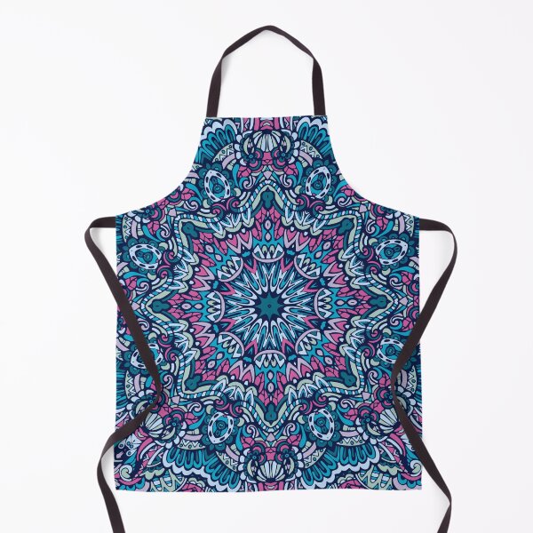 Artikelvorschau, Abstraktes Mandala 2 | Stilvolle Mandala-Kunst | Zen-Kunst in Rosa und Türkis entworfen und verkauft von JillyJ05.