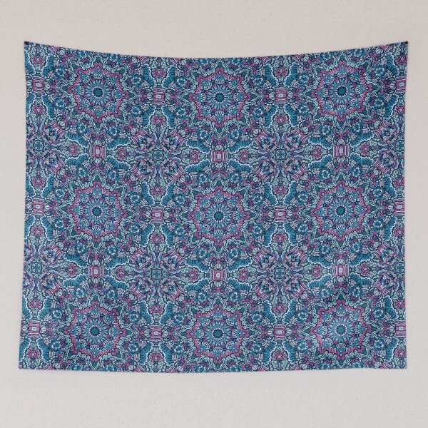 Item preview, Abstract Mandala 2 | Classy Mandala Art | Pink and Teal Zen Art designed and sold by JillyJ05.