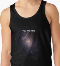 You Are Here Universe Galaxy Tank Top