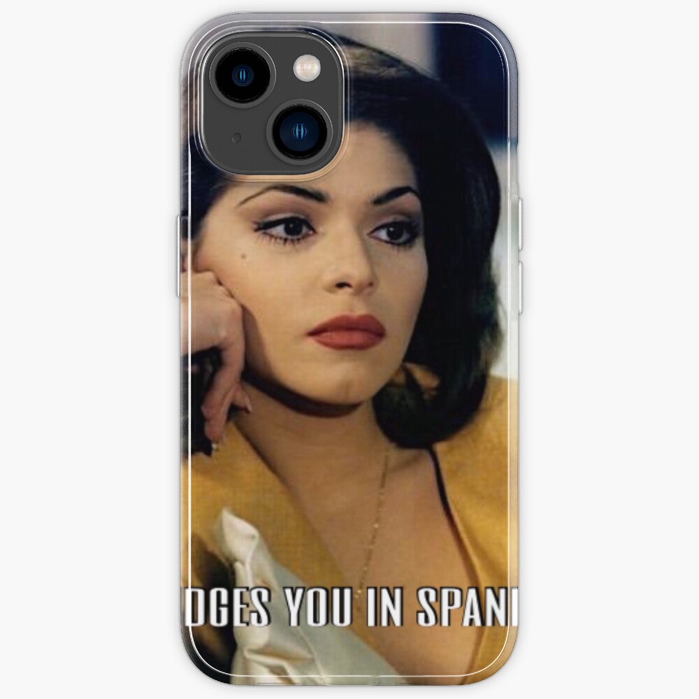 "[judges you in Spanish] MEME" iPhone Case for Sale by mbgxo Redbubble