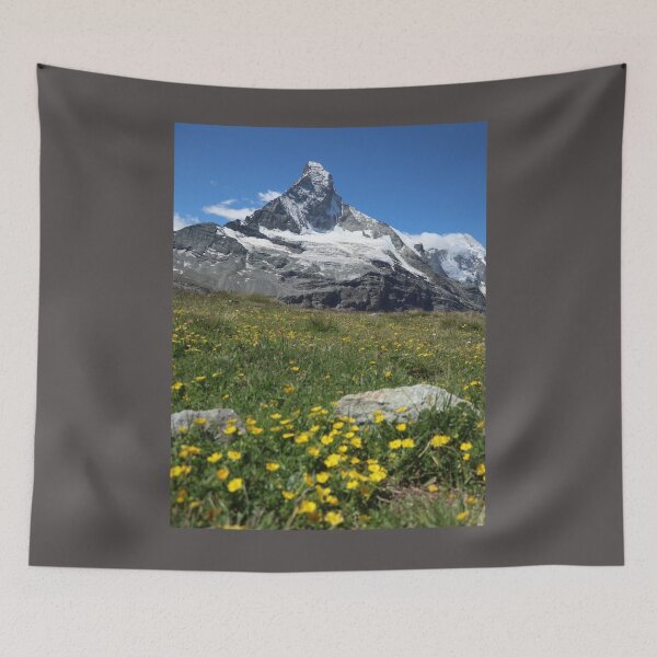 Item preview, The Matterhorn with wild flowers designed and sold by beavo.