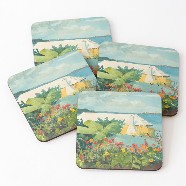 Item preview, Flower Garden and Bungalow, Bermuda (1899) Winslow Homer designed and sold by unsung.art [].