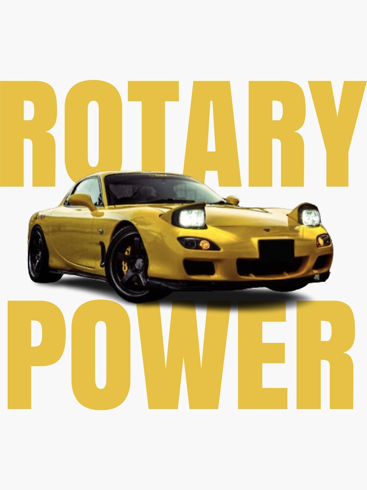 "Rotary Power" Sticker for Sale by MOTOSHIFT Redbubble