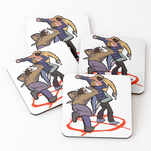 Item preview, the girlies fighting designed and sold by Weebnordlord.