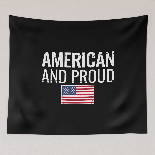 Item preview, American And Proud USA Flag American designed and sold by max-it-out.