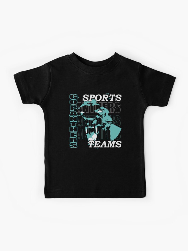 Go Panthers Sports Teams - Blue And Black  Kids T-Shirt for Sale by  Demna-S