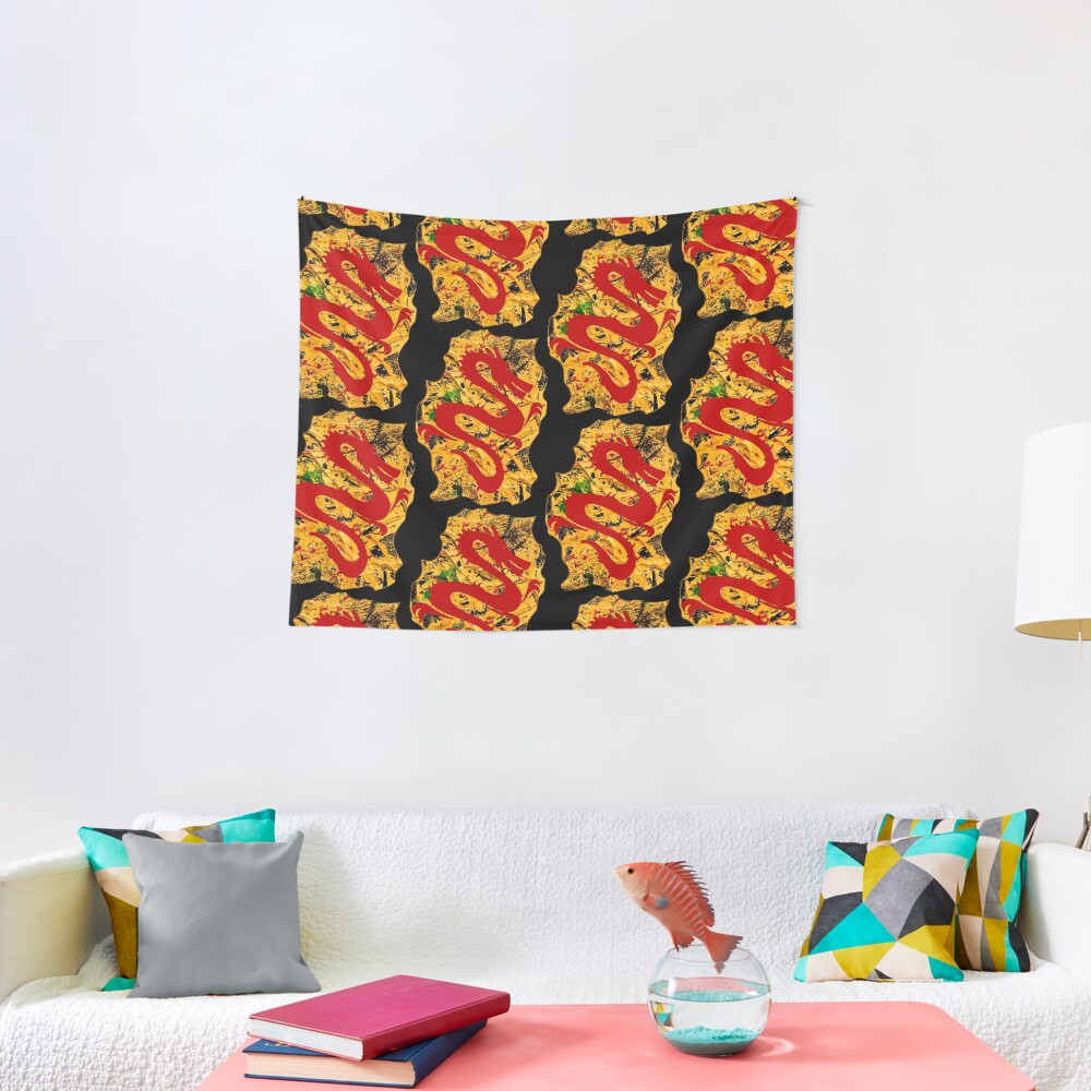 RED DRAGON Tapestry